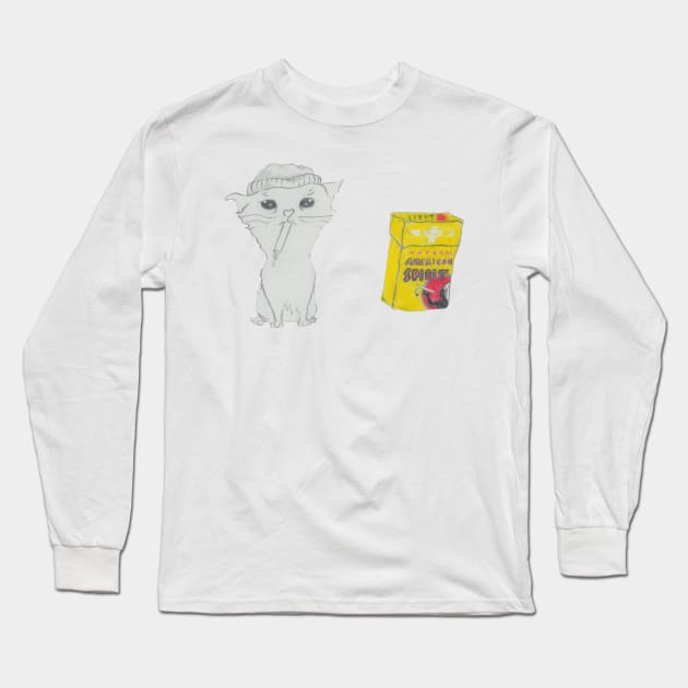 The Cig Cats - Snapple Long Sleeve T-Shirt by cig cats